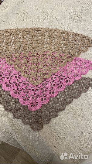 Косынка вязаная