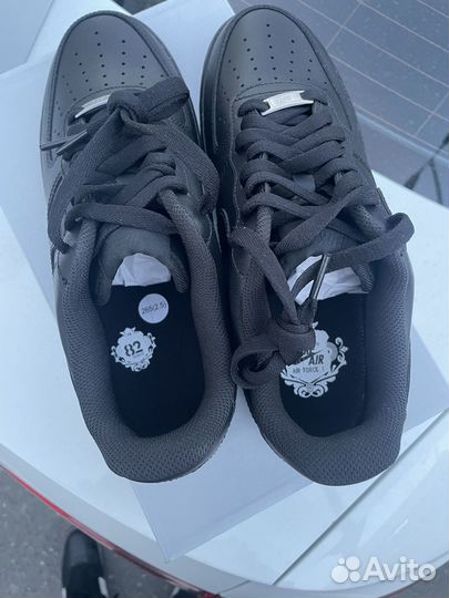 Nike Air Force 1 Tripple Black Оригинал