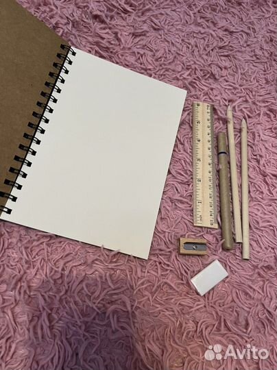 Блокнот с пеналом(с наполнением) Радуга