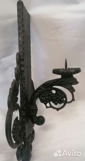 Подсвечник настенный большой. Касли. Куса