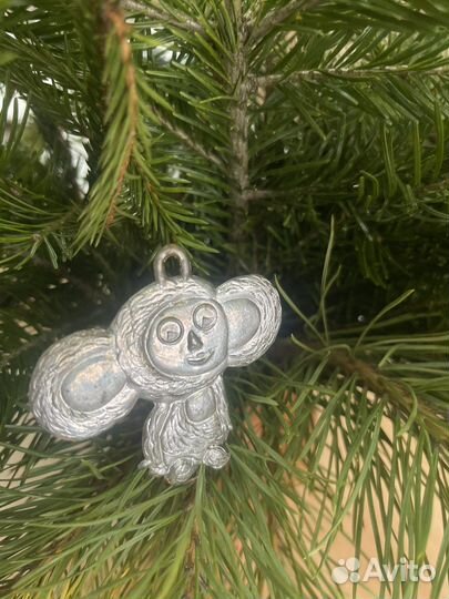 Новогодняя игрушка Чебурашка СССР редкая