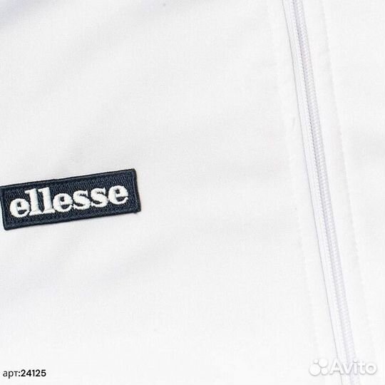 Олимпийка ellesse белая на молнии утепленная 52(L/XL)