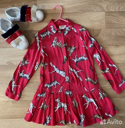 Платье рубашка для девочки