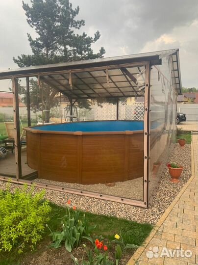 Мягкие окна для кафе летней веранды беседки