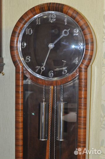 Часы старинные напольные Gustav Becker 150