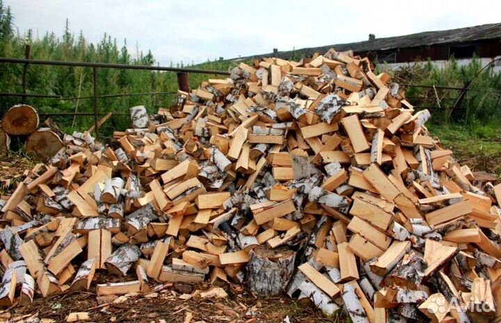 Дрова в мешках