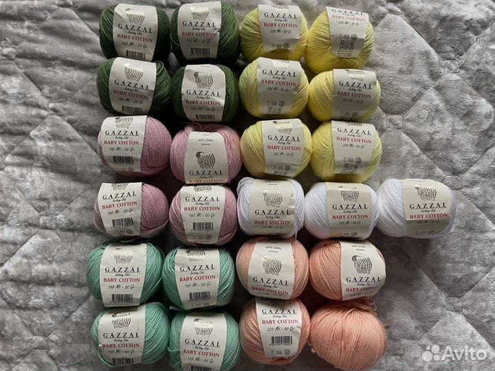 Пряжа gazzal baby cotton