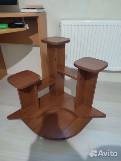 Подставка для цветов напольная деревянная