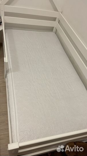 Кроватка тахта домик мини из березы 180*90