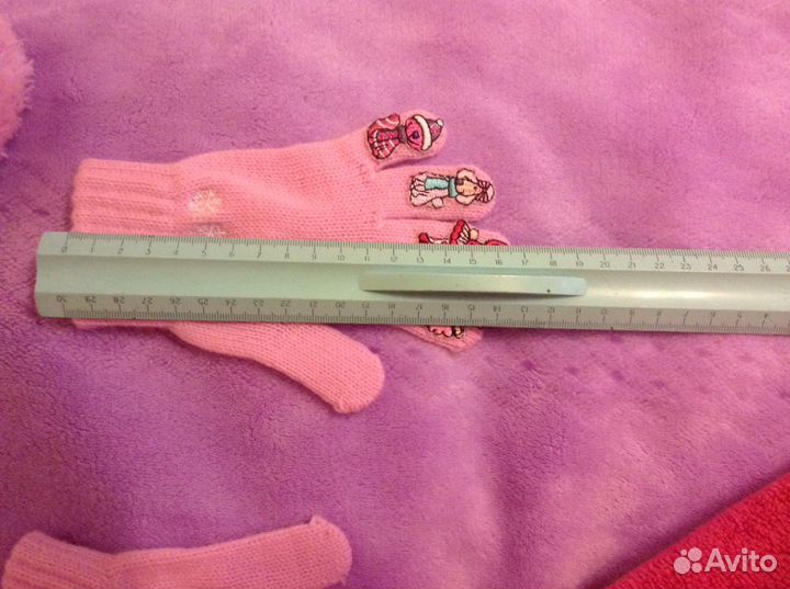 Новый Комплект шапка, перчатки