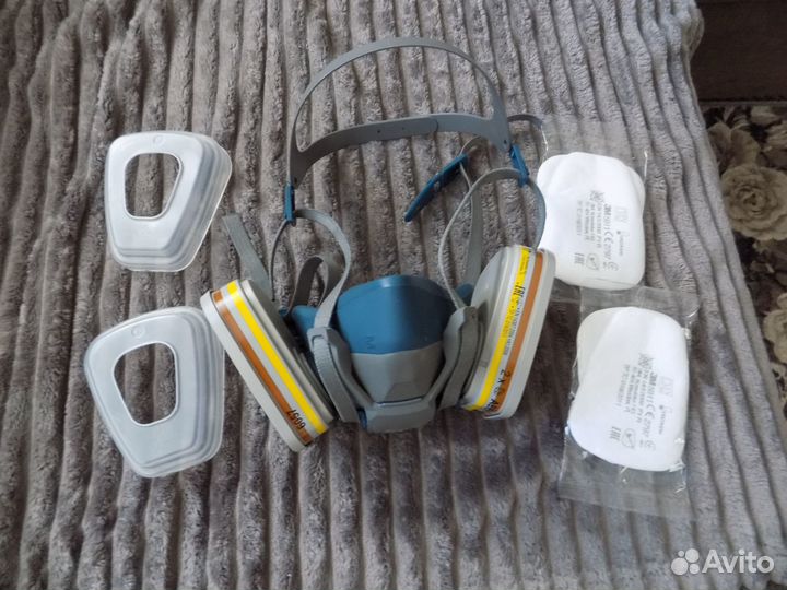 Респиратор полумаска 3М 6502 Б/У