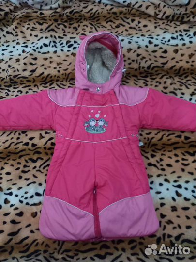 Зимний комбинезон для девочки