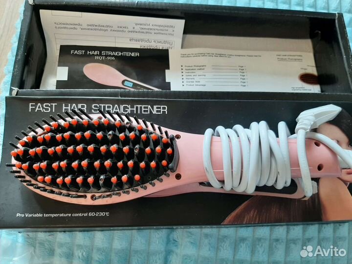 Расческа-выпрямитель fast hair straightener