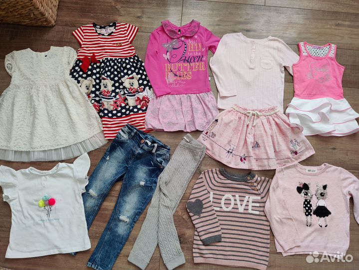 Пакет вещей на девочку Некст, нм, Зара 98-104