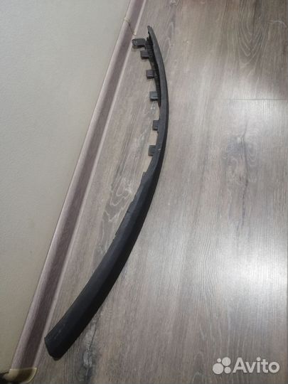 Губа нижняя левая переднего бампера опель корса