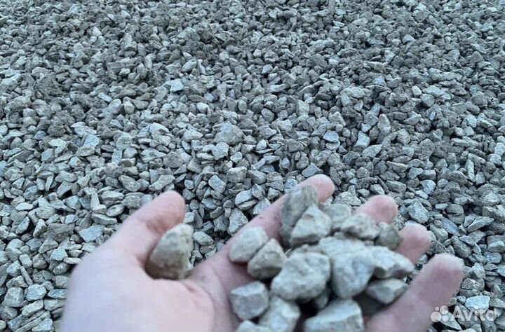 Щебень известковый