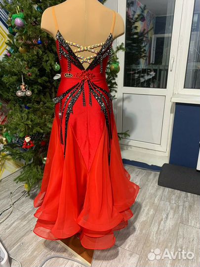 Платье для бальных танцев стандарт ю2