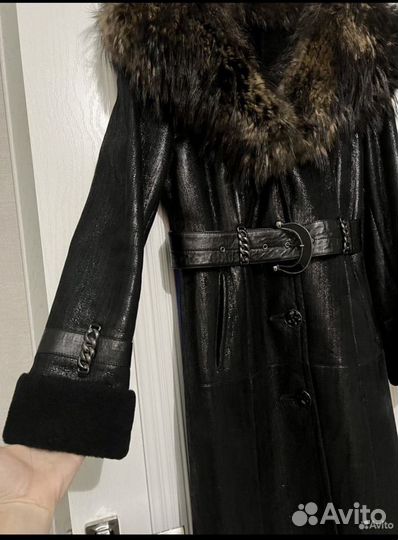 Дубленка натуральная женская 40