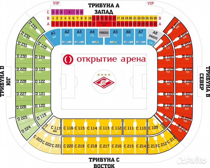 Билеты на Спартак Зенит 20.08.2023