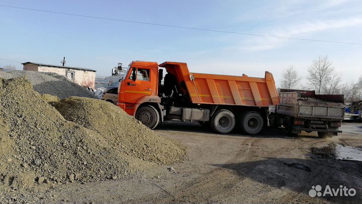 Гранитный- щебень, Щпс, пгс, отсев, песок. Доста