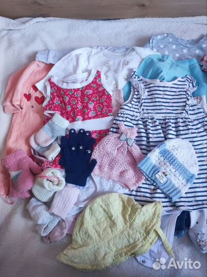 Пакет вещей для девочки 68 74