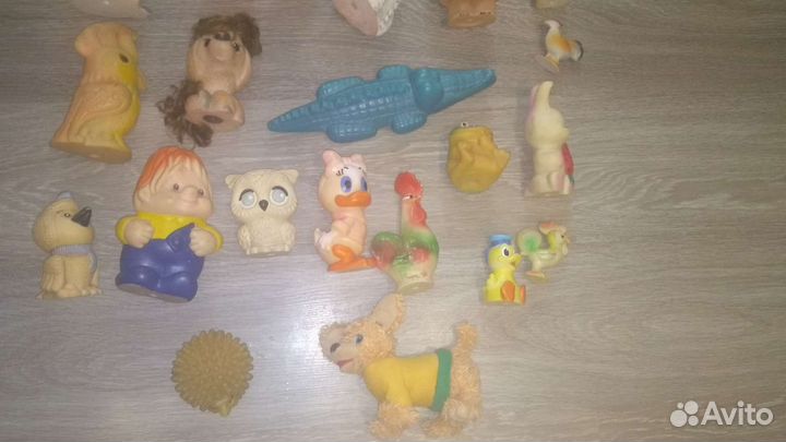 Советские игрушки резиновые пластиковые СССР