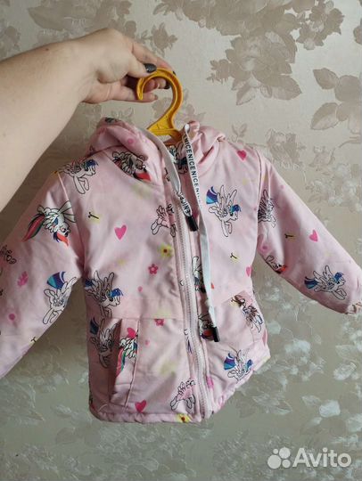 Куртка для девочки 86