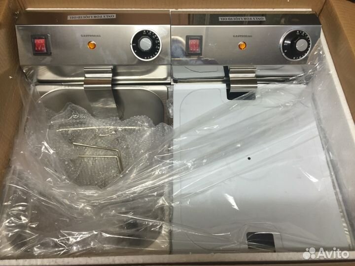 Фритюрница 2х4л новая