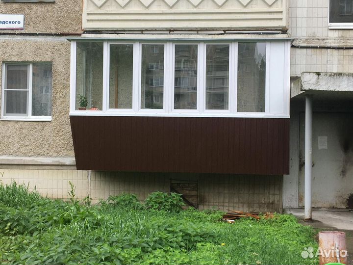 Остекление балконов, ремонт балкона под ключ