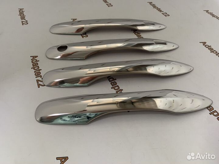 Хром накладки из нерж на ручки Camry 70 с 2018