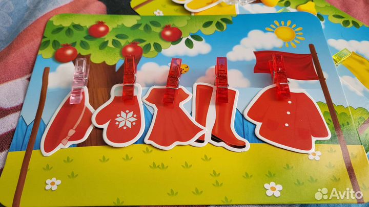 Игра на мелкую моторику и изучение цвета