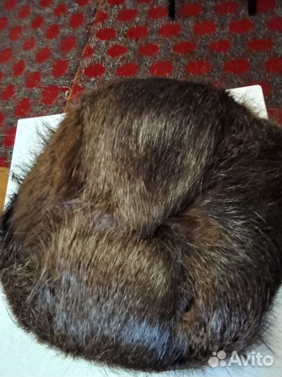 Шапка мужская нутрия (обманка) 54 диаметр