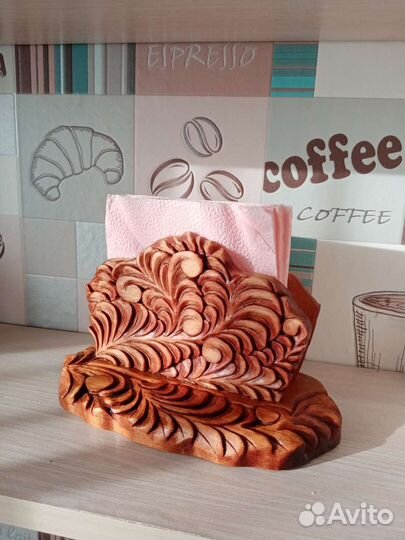 Салфетница из дерева