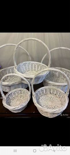Корзина плетеная