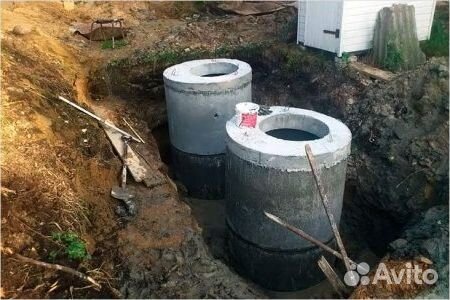 Септик из металла / жб септик
