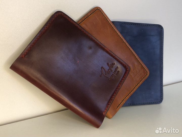 Обложка на паспорт из натуральной кожи