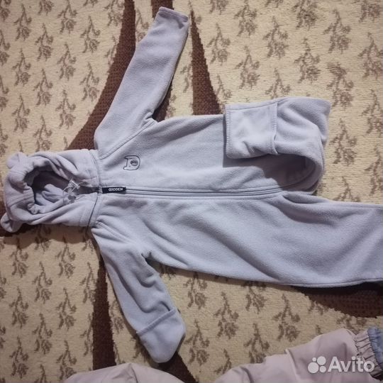 Флисовый комбинезон crockid 80