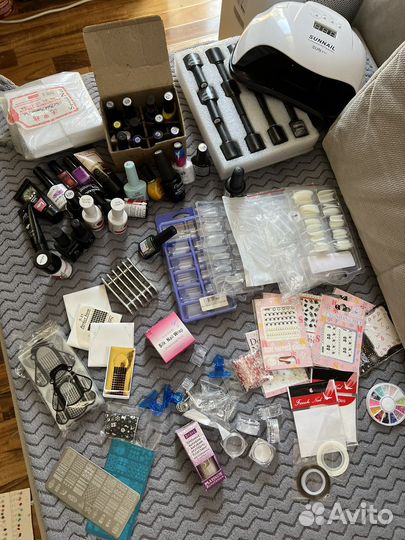 Для наращивания ногтей, лампа, гель лаки