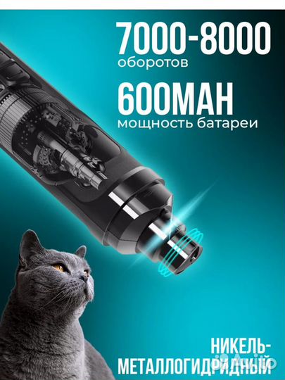 Гриндер для стрижки когтей собак и кошек