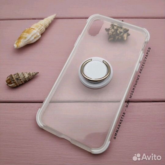 Чехол для телефона силиконовый с держателем