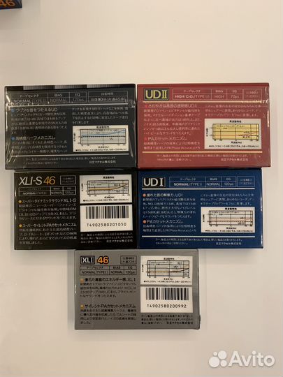 Аудиокассеты Maxell UD, UD I, UD II, XL I, XLI-S