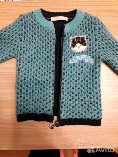 Кофта на девочку теплая шалуны, 86 рост