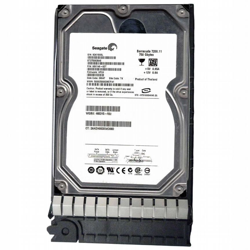 [460315-002] Жесткий Диск Hp 750gb Sata2 3,5" Hdd 460315-002