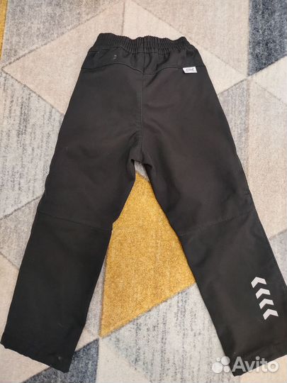 Утепленные болоньевые брюки