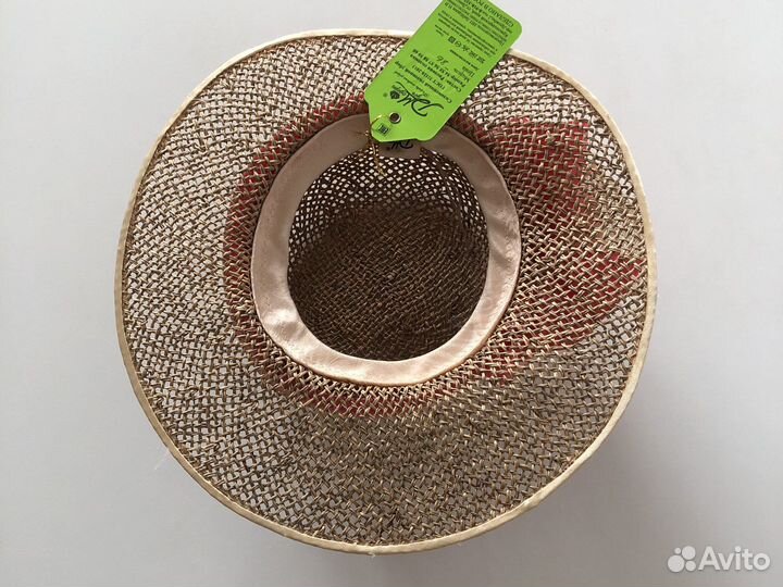 Шляпа женская соломенная