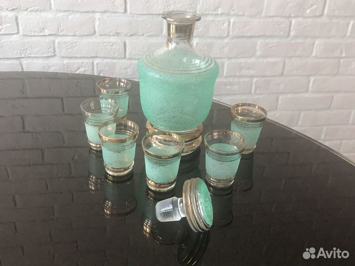 Графин и рюмки СССР