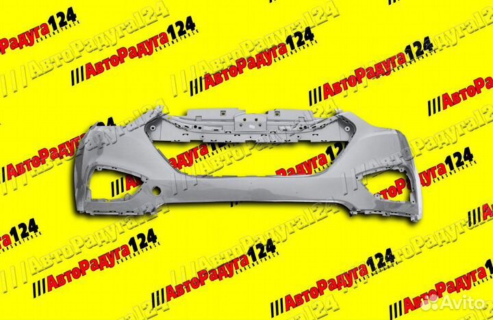 Бампер Hyundai Ix35, Хендай ай икс 35 (2010) передний Machine Silver (9S)