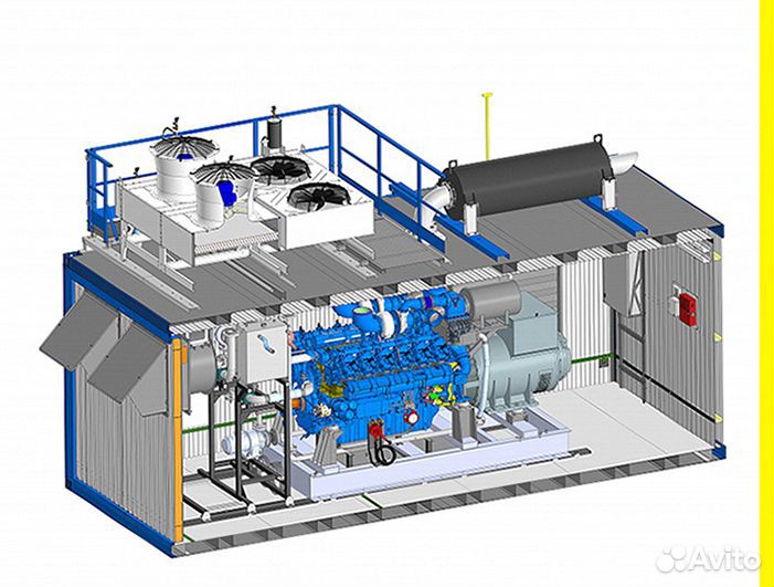 Газопоршневая установка Cummins/Каминс 400кВт