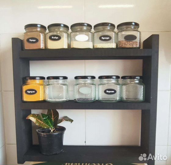 Полка настольная деревянная