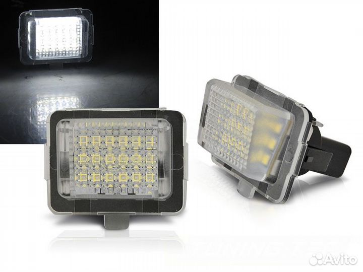 LED Подсветка номера Mercedes W204, W212 prme12